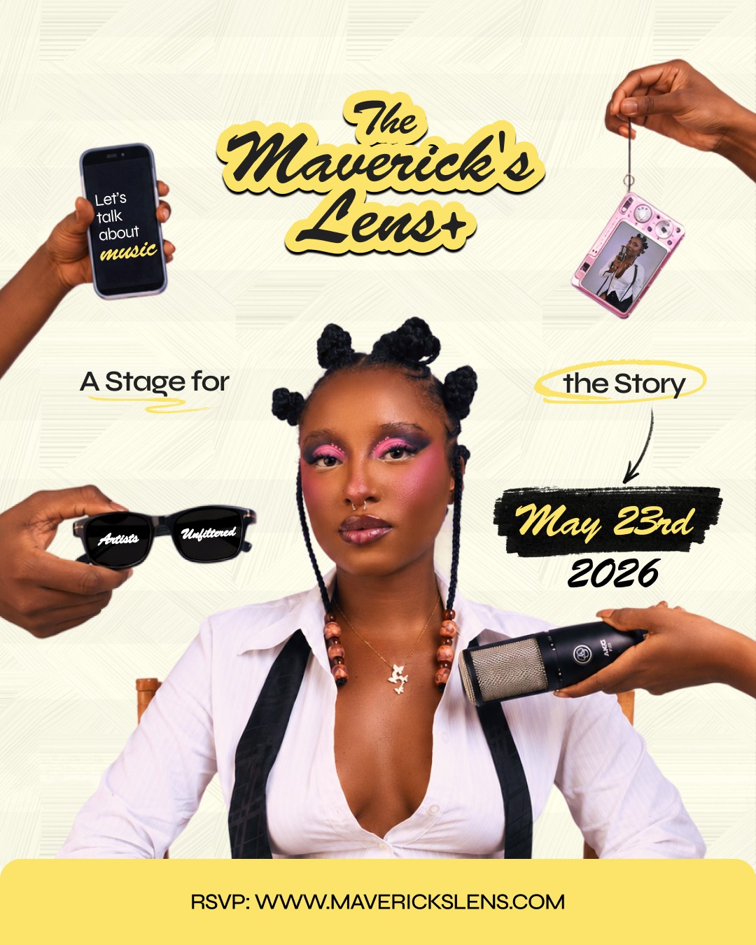 Poster for edition 01 of The Maverick's Lens